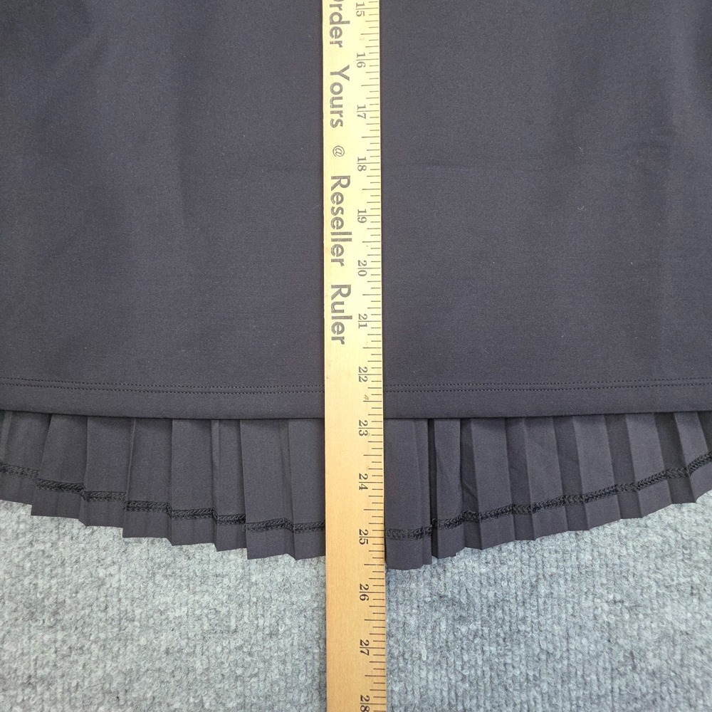 Lululemon Womens Top Size 6 Black Pleat On Long Sleeve Pleated - Picture 5 of 9